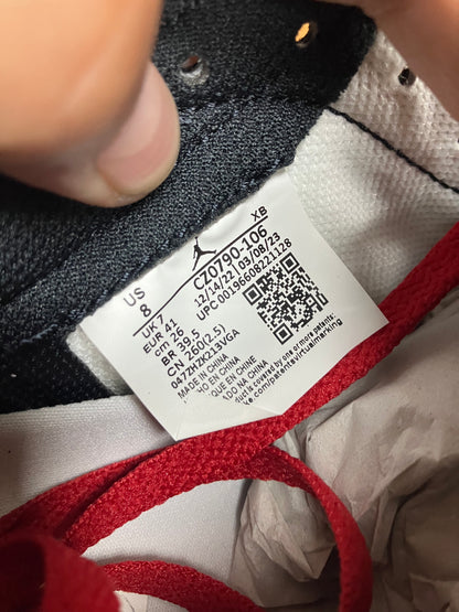 8 - Nike Air Jordan 1 Retro Low OG "Black Toe" sneakers