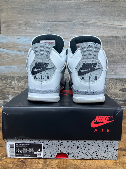 Jordan 4 White Cement Size 12