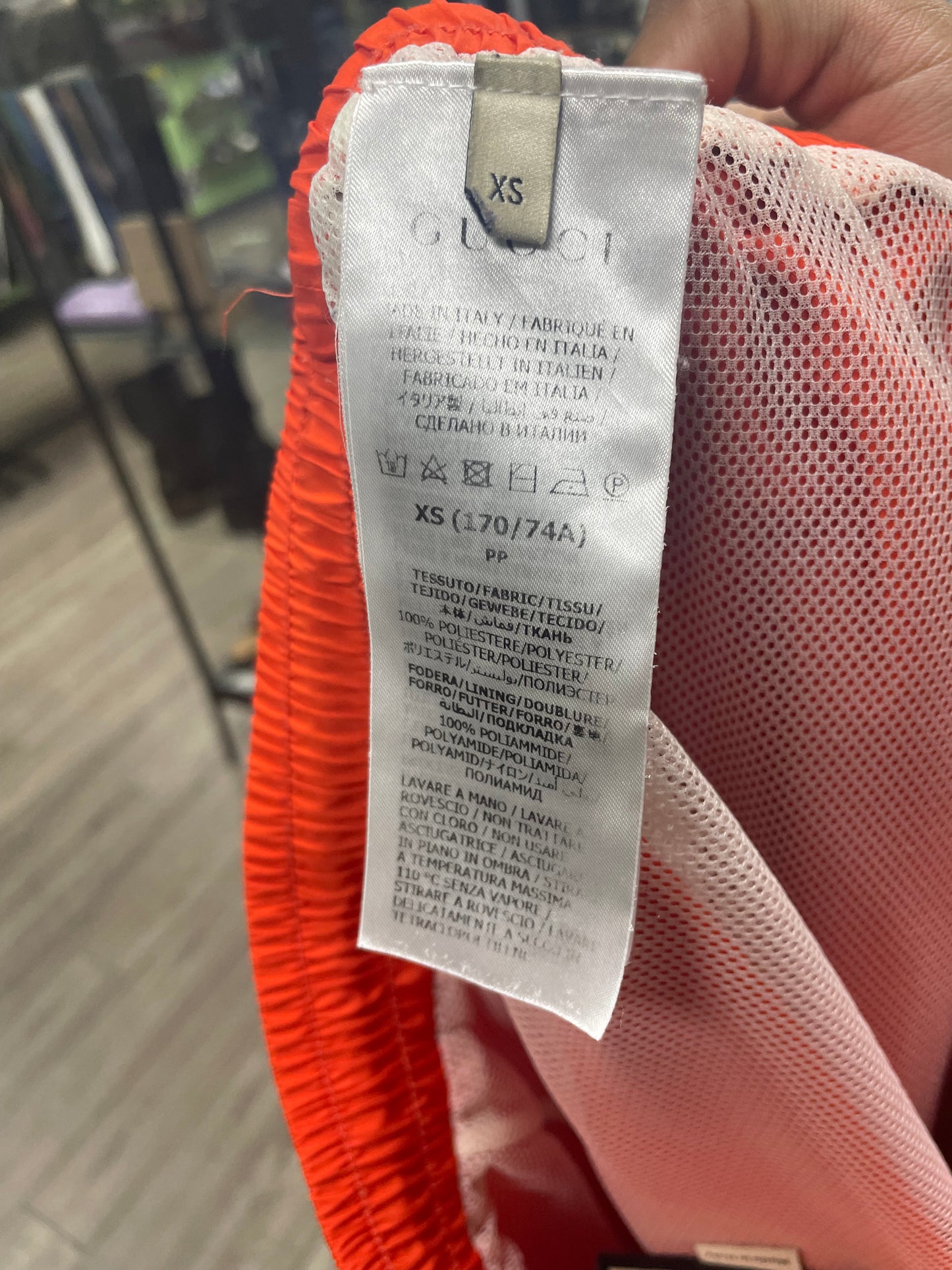 Gucci Vibrant Orange Track Pants XS