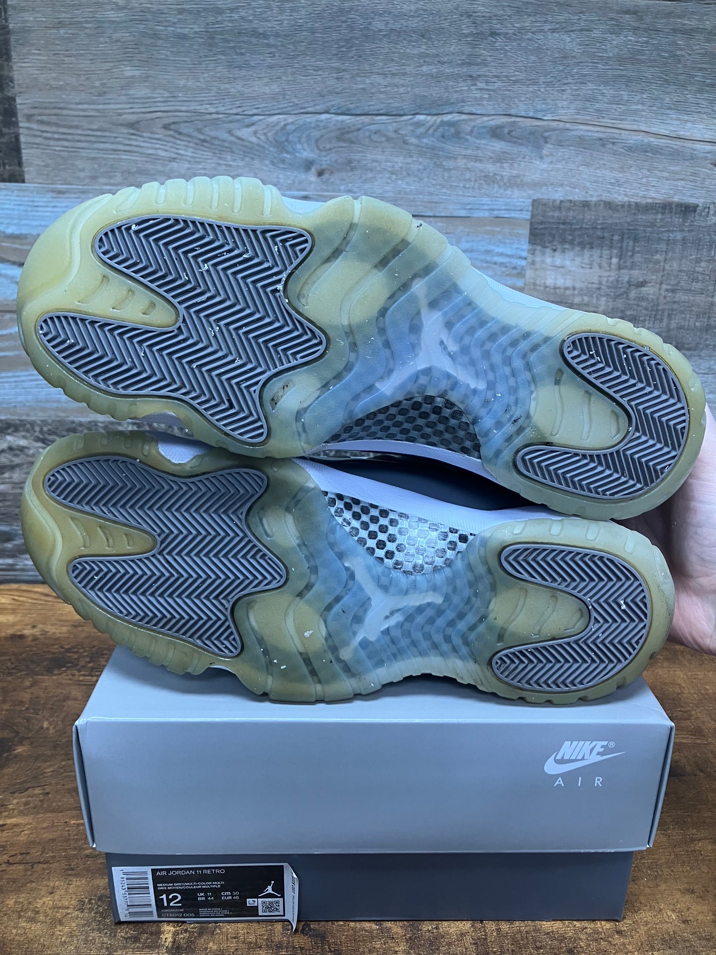 Jordan 11 Cool Grey Size 12
