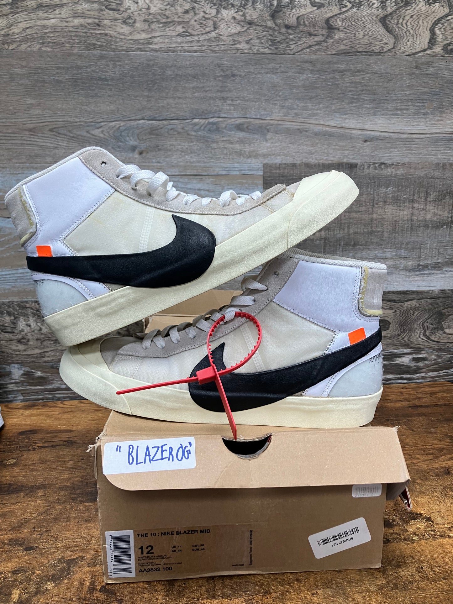 Nike Off White Blazer The 10 Size 12