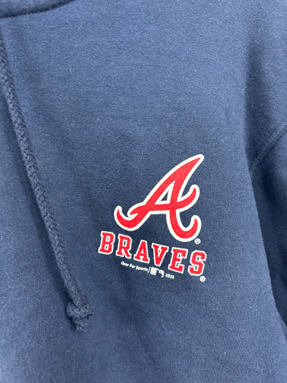 Atl braves zip up womens L