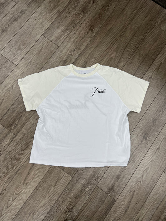 L - Rhude Cream Tee