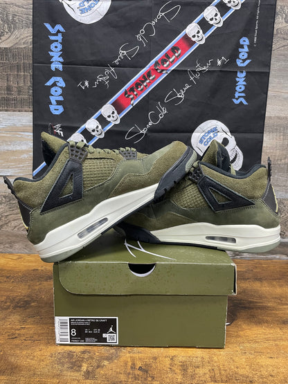 8-Air Jordan 4 Olive Craft