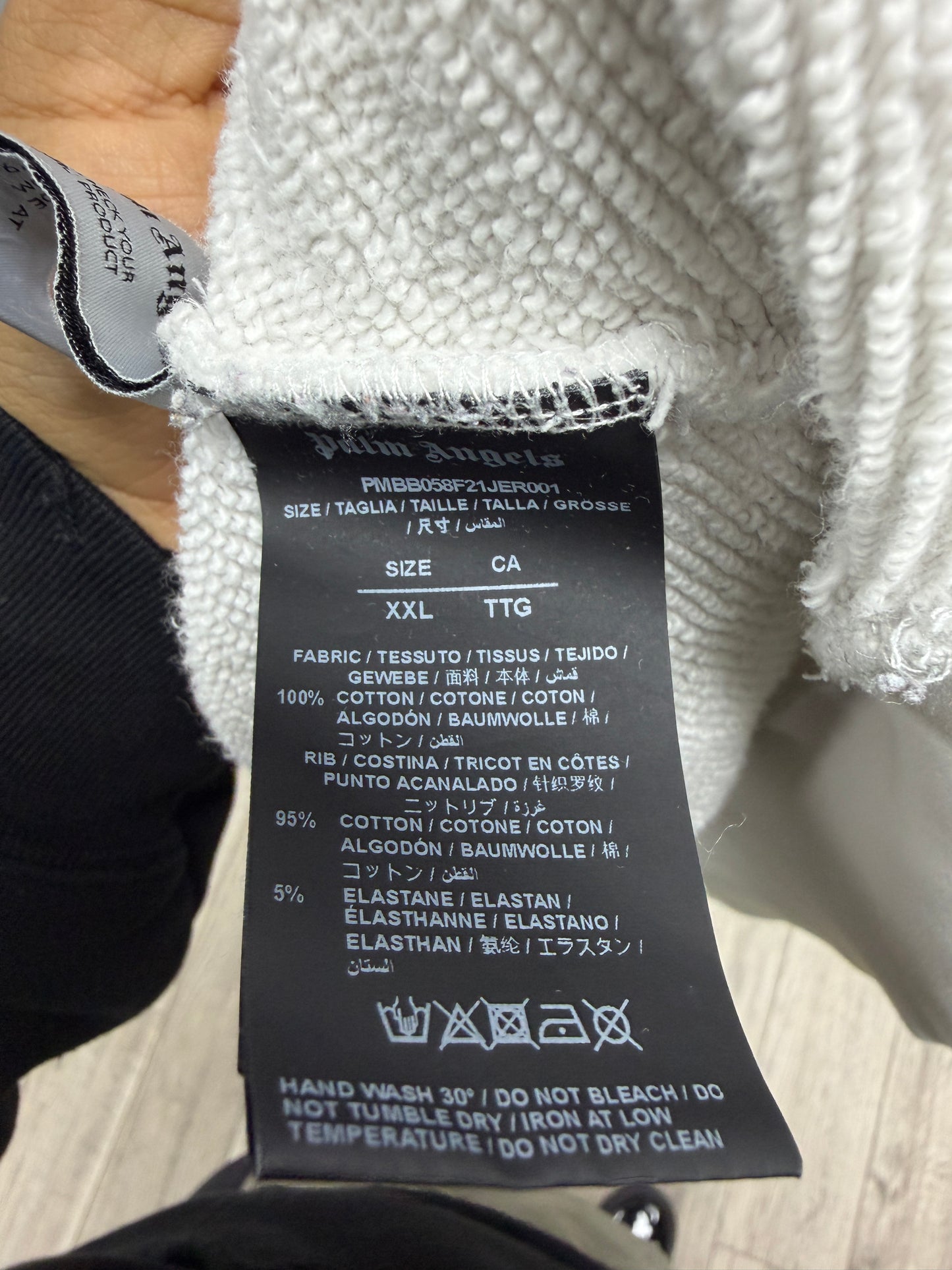 2XL - Palm Angels Stars & Palms Hoodie