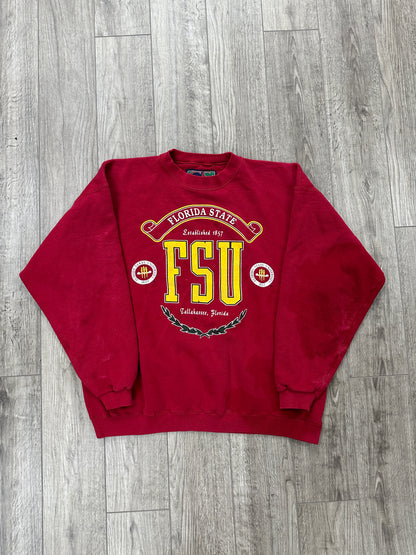 Vtg Florida State University Crewneck 2XL