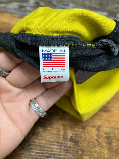 OS - Supreme Yellow Twill Camp Cap