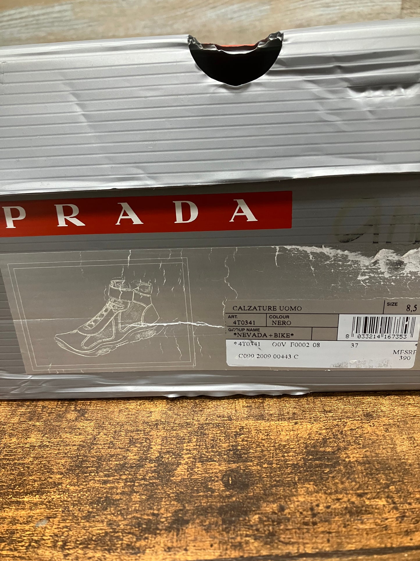 Prada cup Highs Size 8.5
