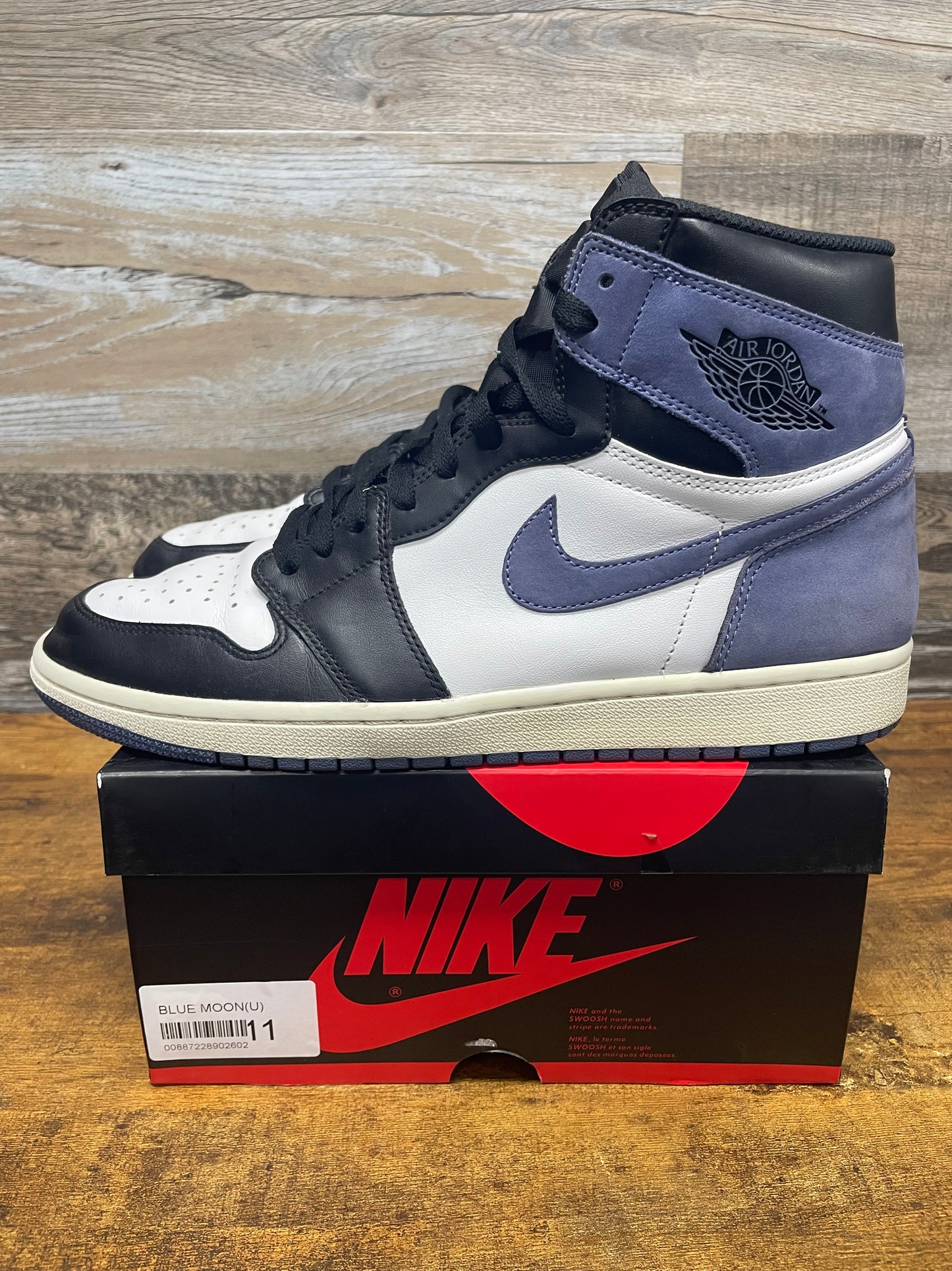 11 - Jordan 1 high Blue Moon