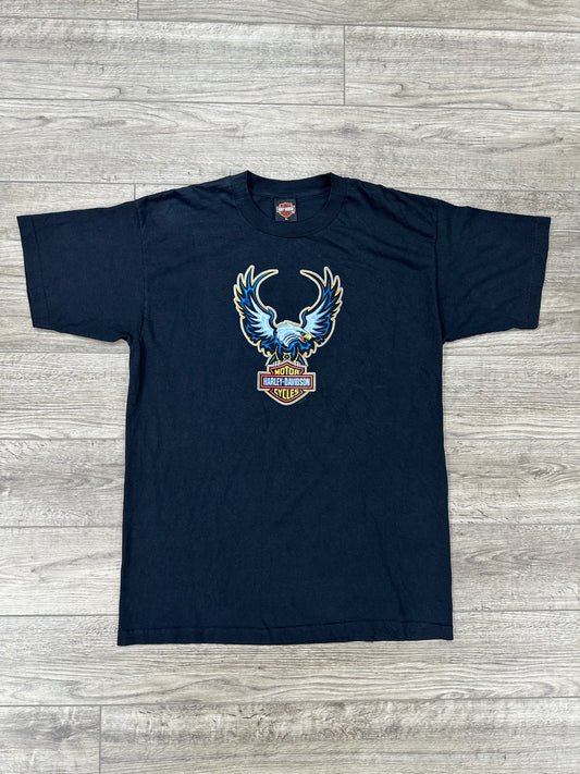 Harley Davidson blue eagle Size XL