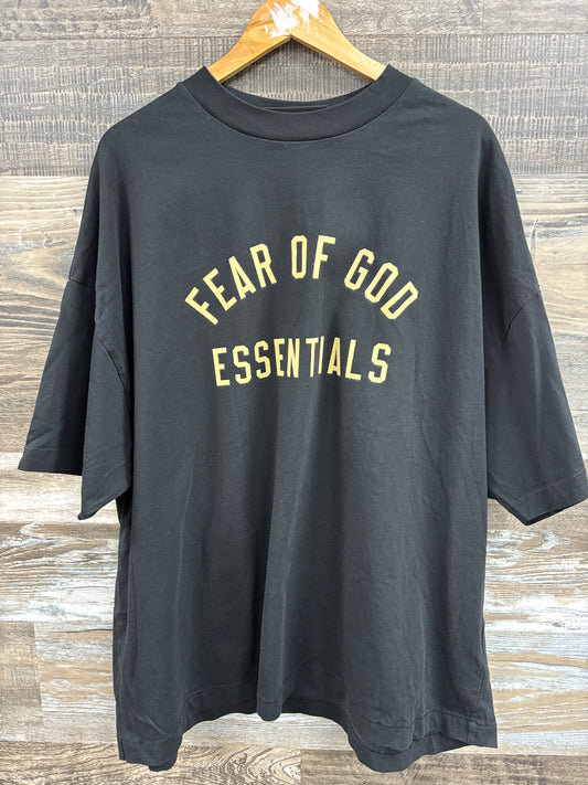 L- Essentials Fear of God arc logo tee