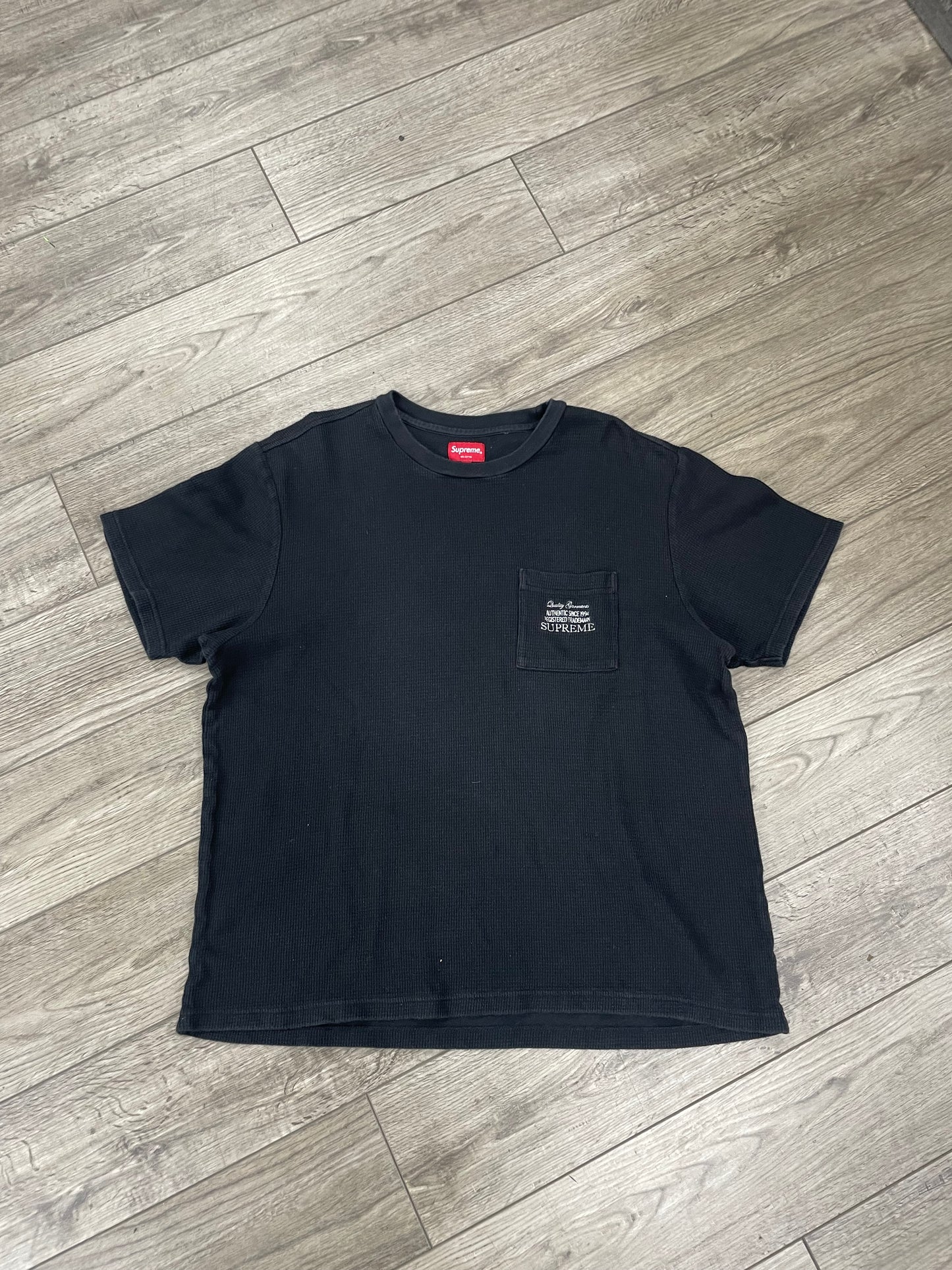 L - Supreme Waffle Pocket Tee
