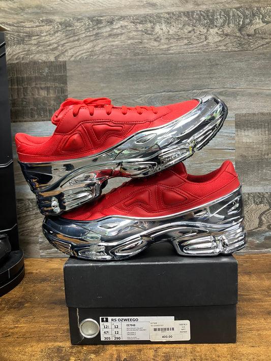 Adidas Raf Simmons Ozweego Red Size 12.5