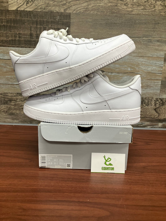 Air Force 1 Low White Size 14