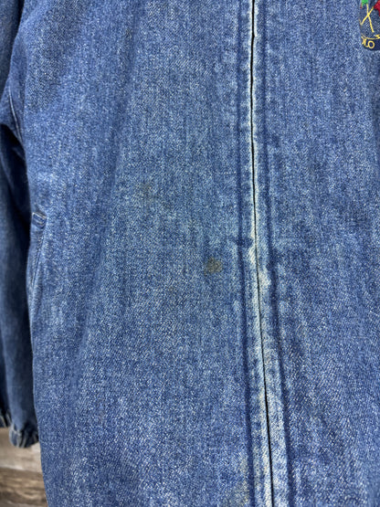 S- Polo Ralph Lauren Denim Cross Flags Jacket