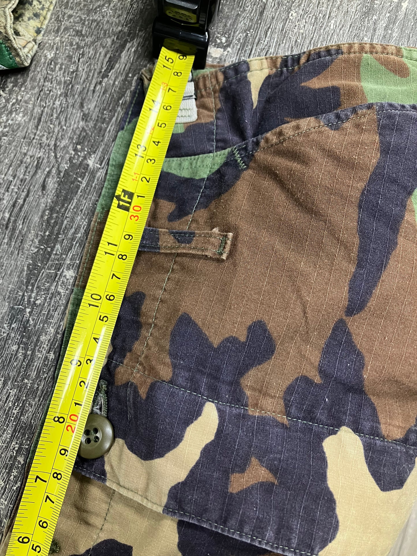 30-Brown/Black Camo Double Knee Cargo Pants