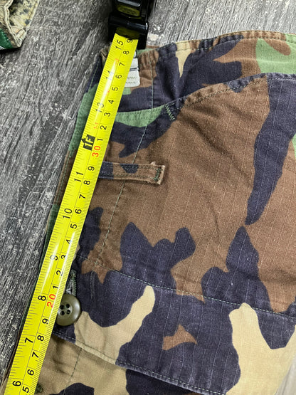 30-Brown/Black Camo Double Knee Cargo Pants