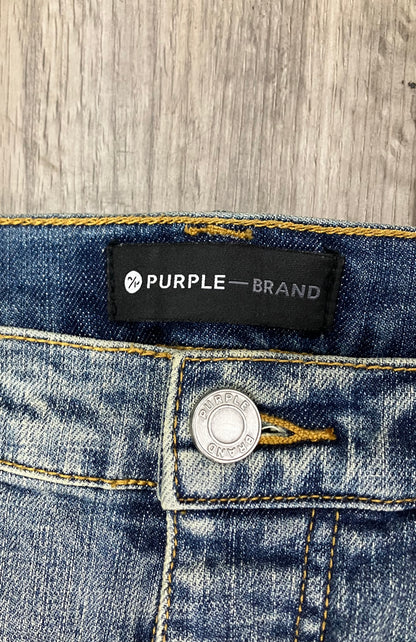 34 - Purple Brand Painter Skinny Denim