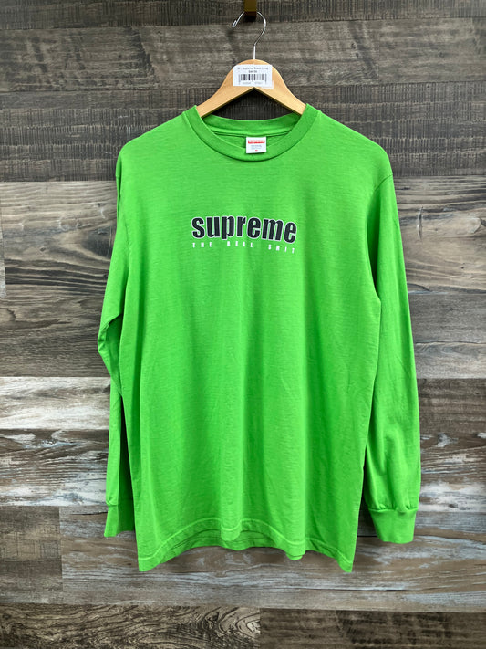 M - Supreme The Real Long Sleeve