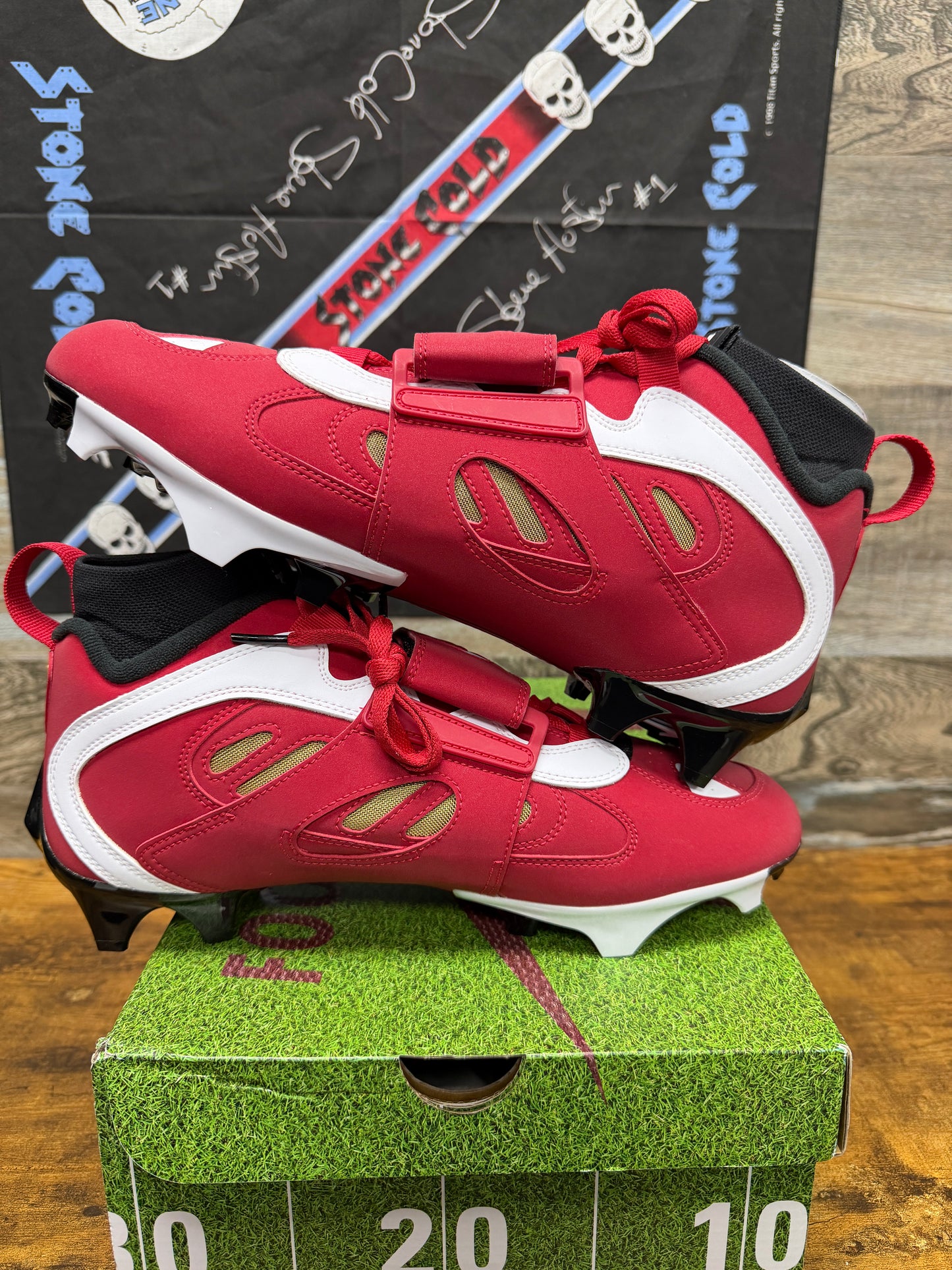 11.5 - Nike Diamond Turf 2 TD Red New