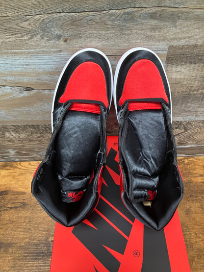 Jordan Satin Bred Size 10.5w (9M)