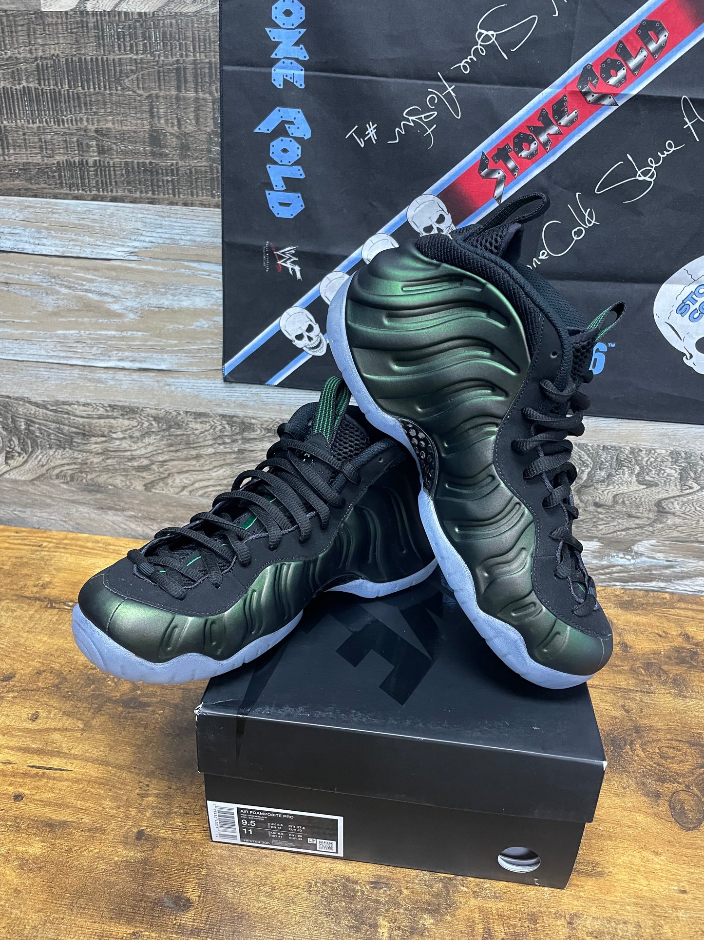 9.5 - Nike Air Foamposite Pro "Pine Green" sneaker