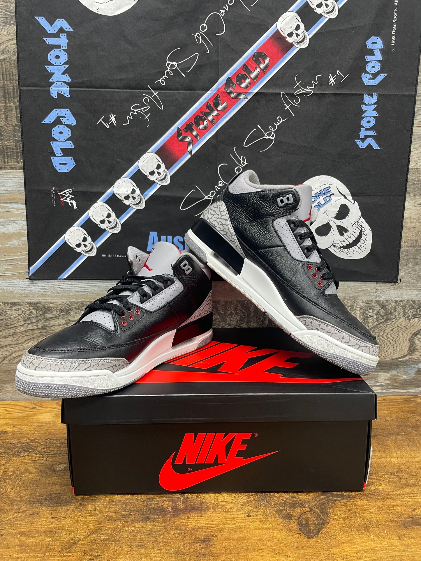 Air Jordan 3 Black Cement 10