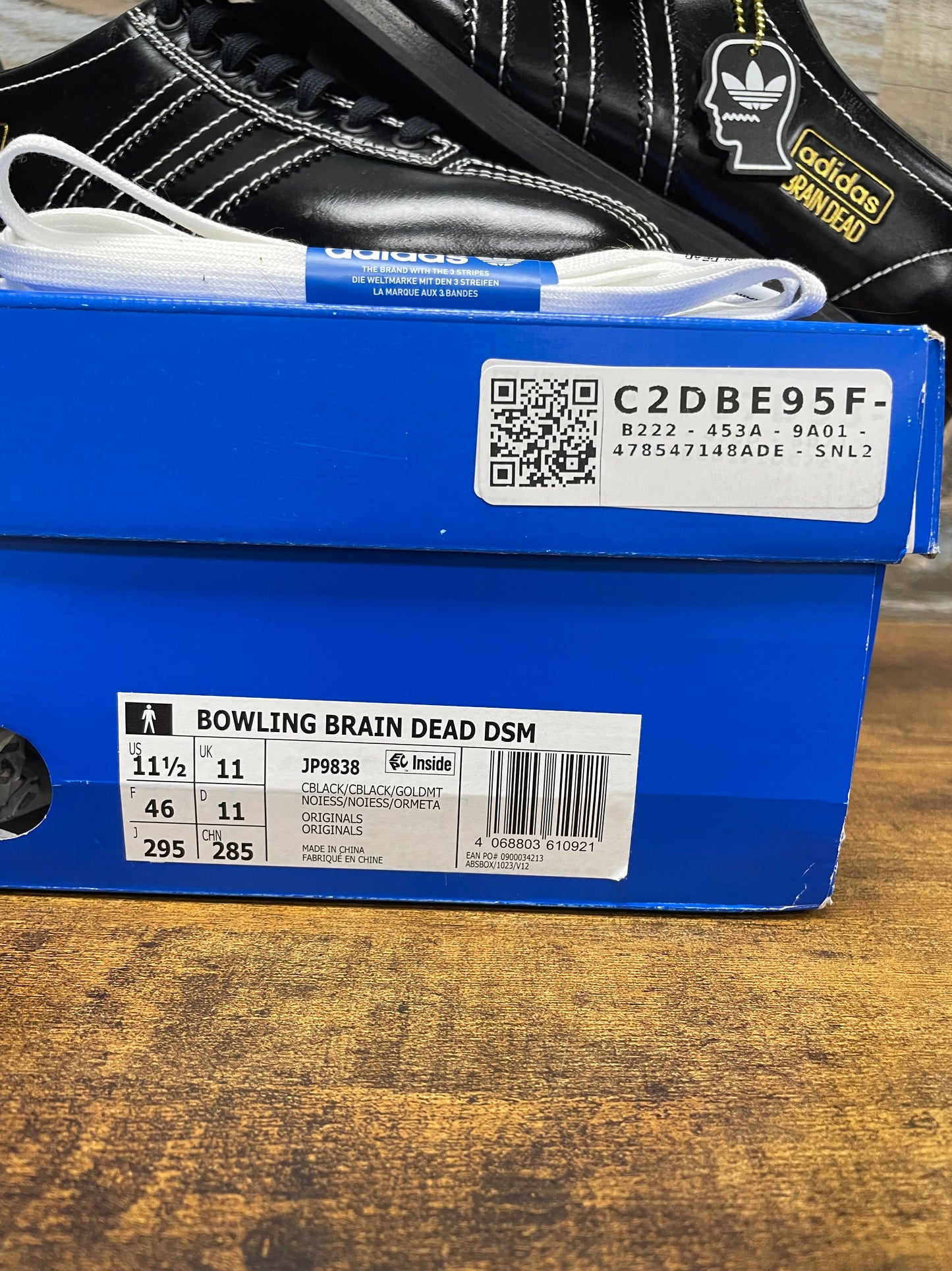 11.5 - Adidas Bowling Brain Dead Dover Street Market Black