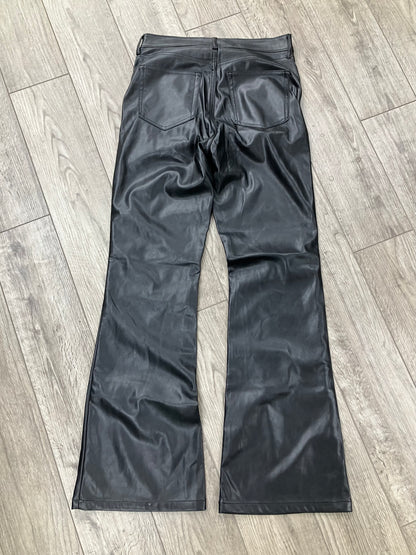 Gap Leather Flare Jeans 29 x 32