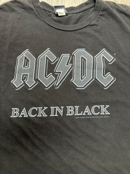 AC/DC Back in Black 2004 tee size 2XL