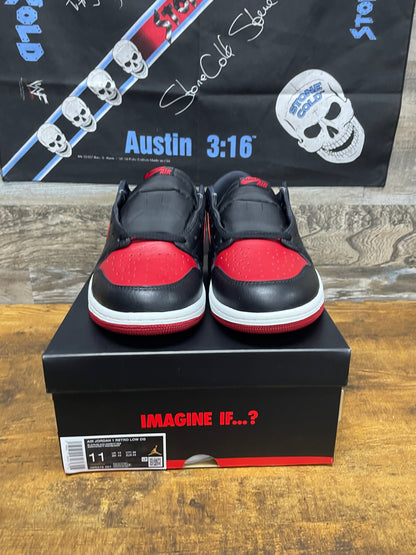 Jordan Low 1 Banned 2025 Size 11