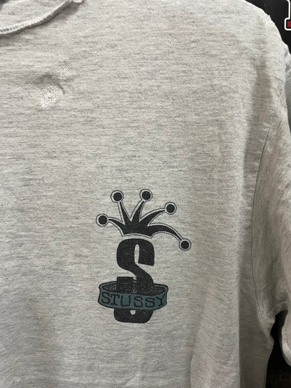 L - 90s Stussy t-shirt “ Crown Crest “ Tee