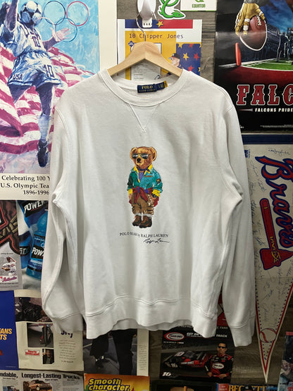 L - Polo By Ralph Lauren Bear Crewneck