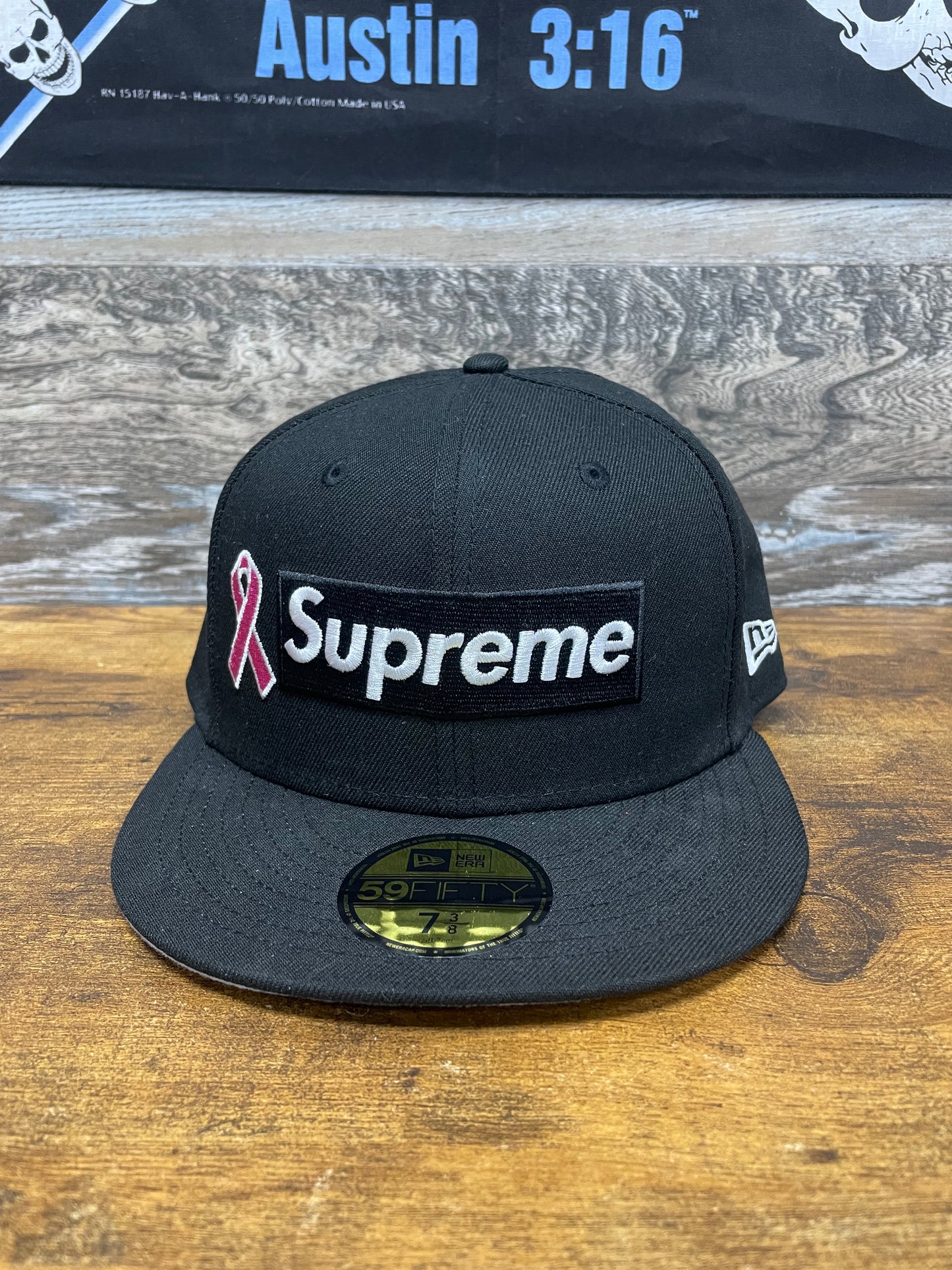 7 3/8 - Supreme New Era Breast Cancer Fitted