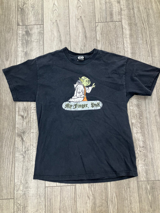 Star Wars Finger Pull Tee Size Small