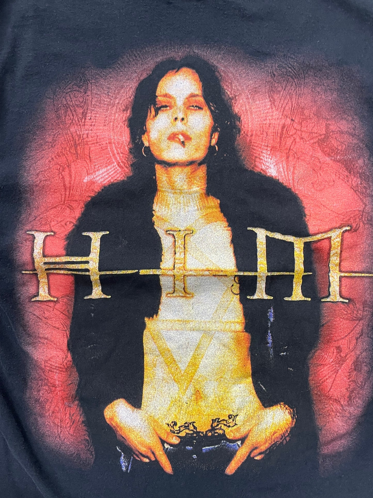 HIM Band Tee Size Large