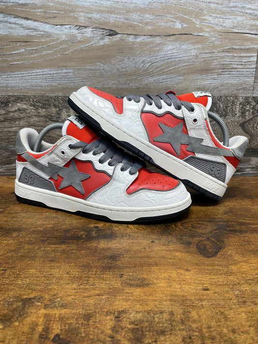 8 - bathing ape Bape Sk8 sta White/Grey