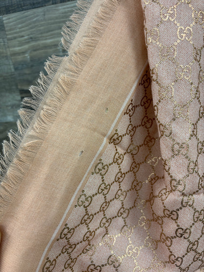 Gucci giant pink scarf