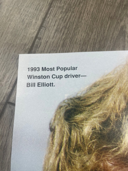 OS - Vintage Bill Elliot / Jeff Gordon Double sided poster