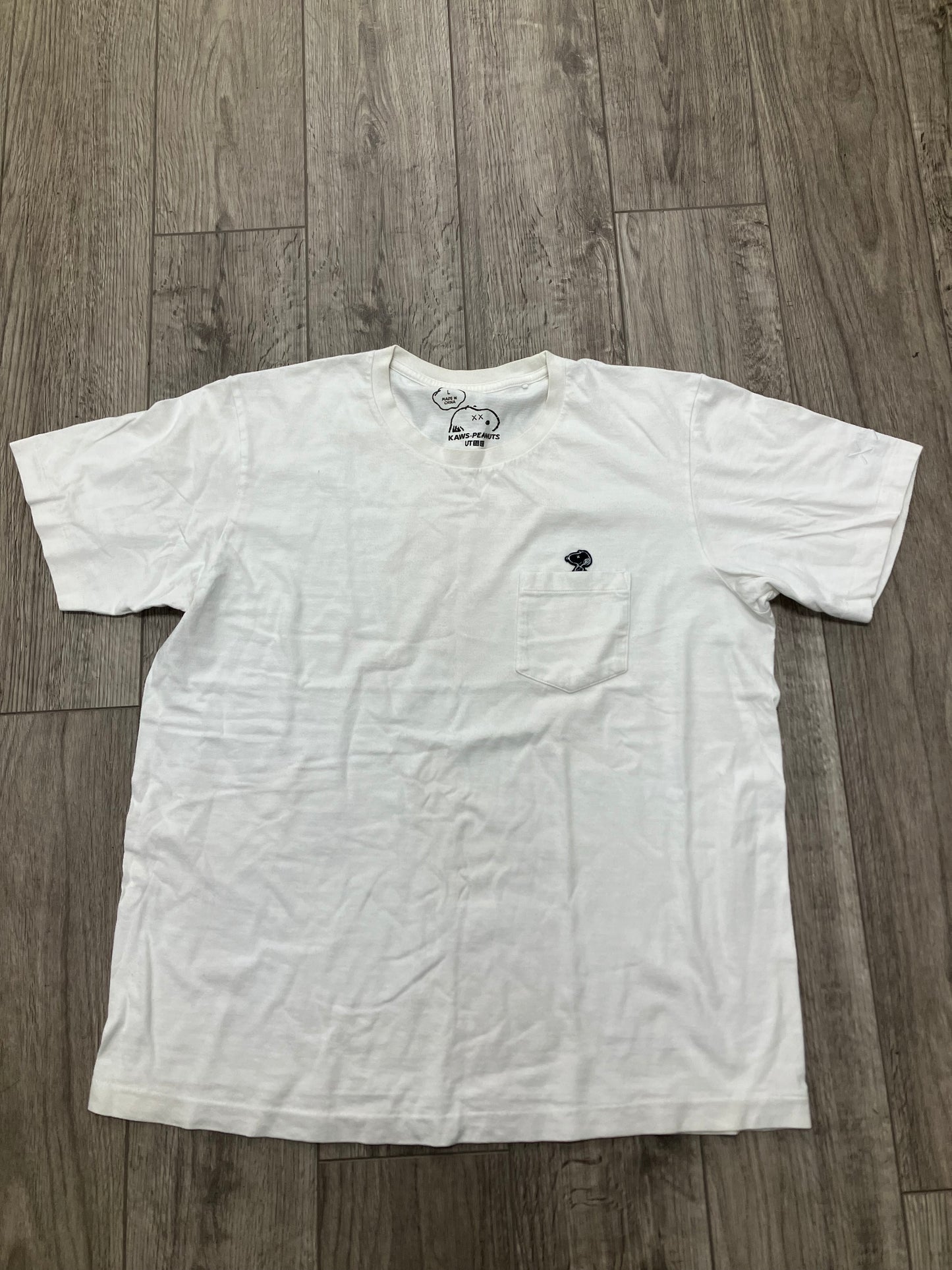 Kaws Snoopy Pocket Tee Size Large