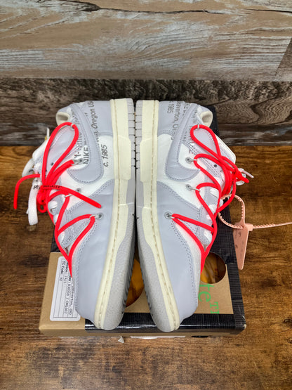10.5 - Off-White Lot 6 Dunk Low