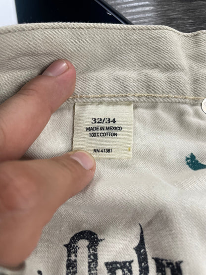 32/34 - Polo Ralph Lauren Hudson Bone Wash Straight slim Denim