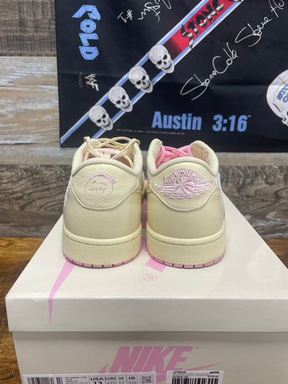 13 - Jordan 1 Retro Low OG SP Travis Scott "Shy Pink" sneaker