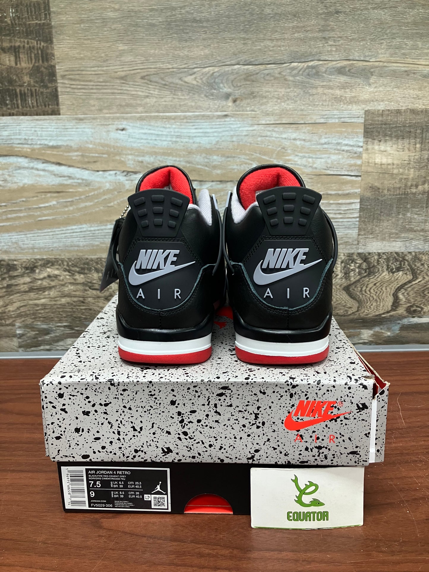 Jordan 4 Bred Reimagined Size 7.5