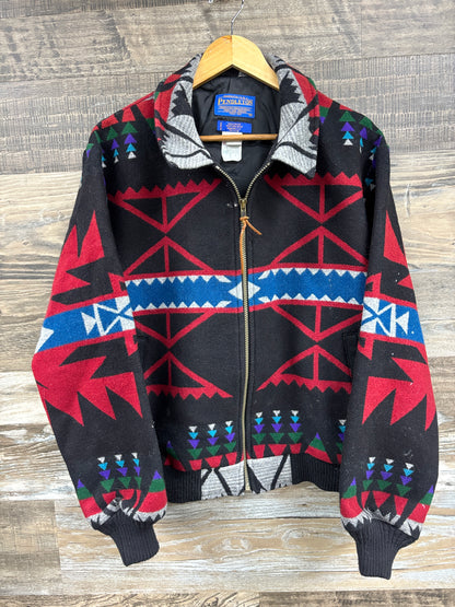 M- Pendleton vintage Aztec bomber Zip Jacket