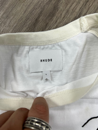 L - Rhude Cream Tee