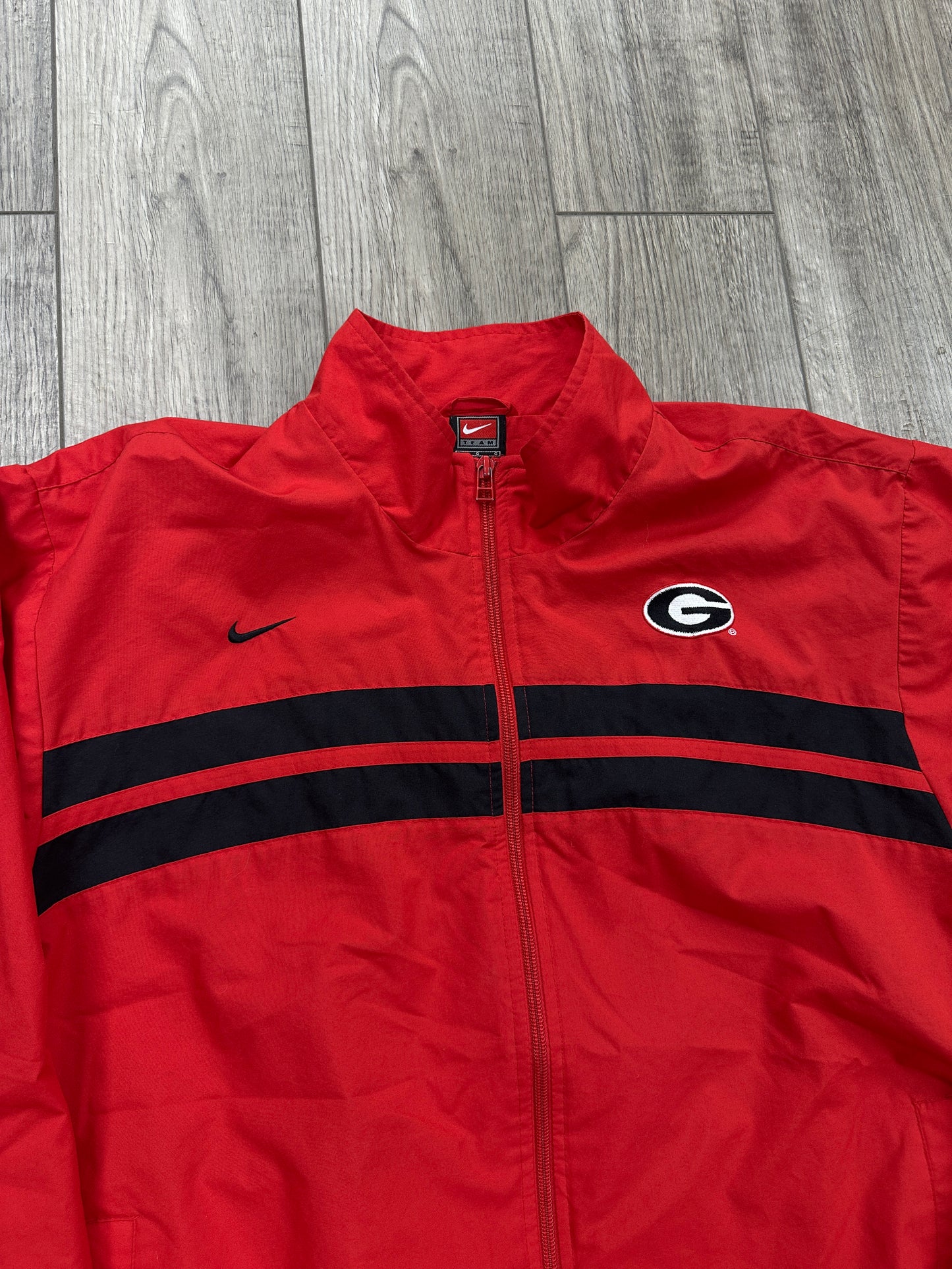 L-Vintage Nike Georgia Bulldogs Zip Jacket