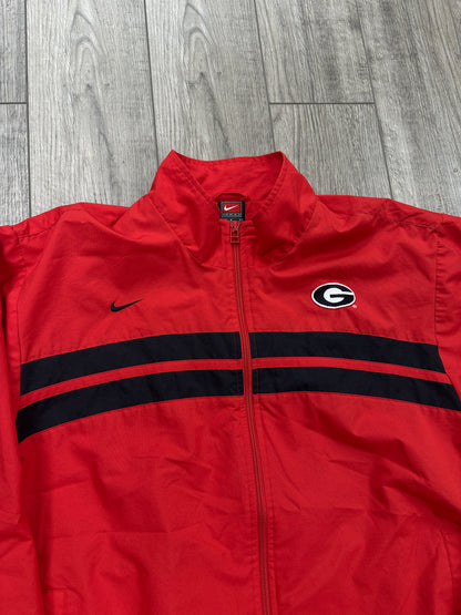 L-Vintage Nike Georgia Bulldogs Zip Jacket