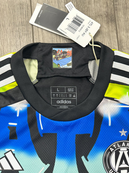 L - Adidas Atlanta United Soccer 23/24 3rd Jersey New