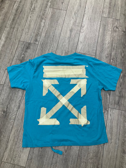 Off White Tape Tee M